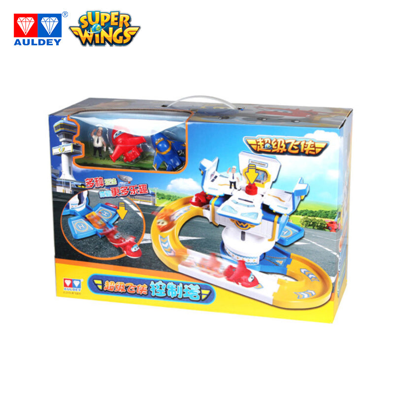 Super Wings Season 1 Runway Connected Tower Playset, Mini Figures Included
