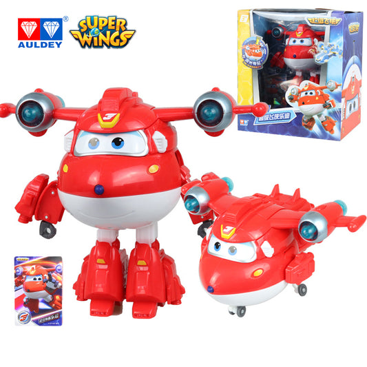 Super Wings Season 4 Supercharged JETT/DONNIE/DIZZY/ASTRA/PAUL with Light Sound