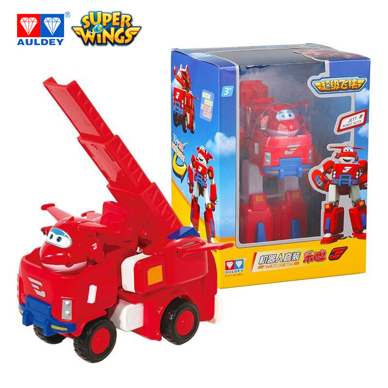 Super Wings Season 2 Jett's Robo Dig Transforming Vehicle Toy Set ...