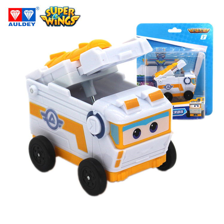 Super Wings Mini-Team Fahrzeug – Sparky Feuerwehrauto, Mit Pop-up-Leiter, Für Kinder Ab 3 Jahren