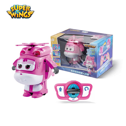 Super Wings Season 1 Remote Control Transforming JETT/DIZZY with Sound Light