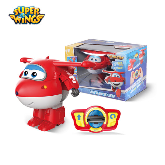 Super Wings Season 1 Remote Control Transforming JETT/DIZZY with Sound Light