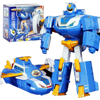 Super Wings Season 6 Medium Size World Robot transforming headquarters-style toy
