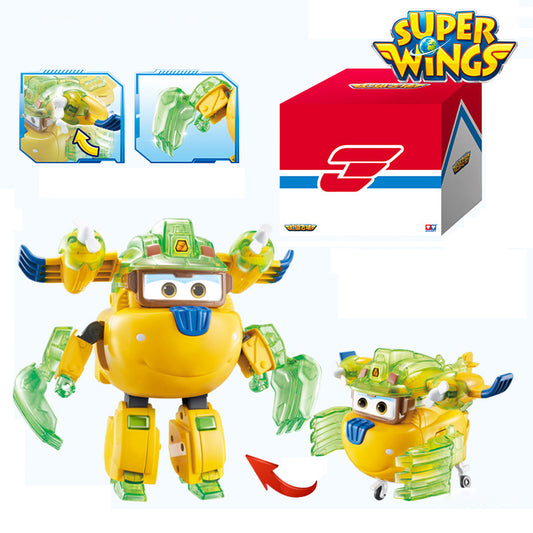 Super Wings Season 6 World Guardians JETT/DIZZY/DONNIE/PAUL/GOLDEN BOY with Sound Light