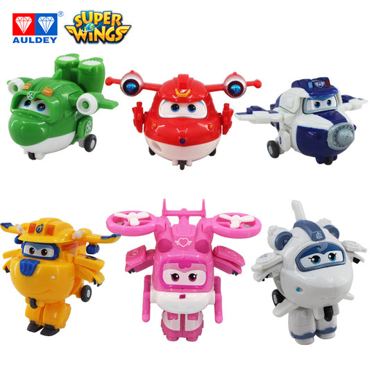 Super Wings Season 4 Mini Supercharged Robot JETT/DONNIE/DIZZY/ASTRA/MIRA/PAUL